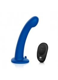 Синяя насадка Remote Control P-Spot G-Spot с черными трусиками - 20 см. - Pegasus - купить с доставкой в Орехово-Зуево