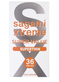 Ультратонкие презервативы Sagami Xtreme Superthin - 36 шт. - Sagami - купить с доставкой в Орехово-Зуево