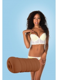 Коричневый мастурбатор-вагина BRIANNA - Dream Toys - в Орехово-Зуево купить с доставкой