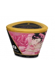 Массажная свеча Rose Petals с ароматом розы - 170 мл. - Shunga - купить с доставкой в Орехово-Зуево
