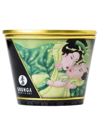 Массажная свеча Exotic Green Tea с ароматом зелёного чая - 170 мл. - Shunga - купить с доставкой в Орехово-Зуево