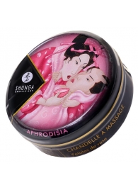 Массажная свеча Rose Petals с ароматом розы - 30 мл. - Shunga - купить с доставкой в Орехово-Зуево
