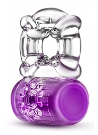 Фиолетовое эрекционное виброкольцо Pleaser Rechargeable C-Ring - Blush Novelties - в Орехово-Зуево купить с доставкой