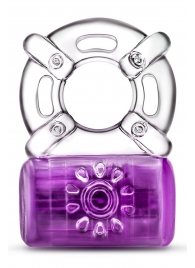Фиолетовое эрекционное виброкольцо One Night Stand Vibrating C-Ring - Blush Novelties - в Орехово-Зуево купить с доставкой