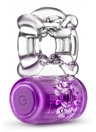 Фиолетовое эрекционное виброкольцо One Night Stand Vibrating C-Ring - Blush Novelties - в Орехово-Зуево купить с доставкой