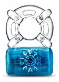 Синее эрекционное виброкольцо One Night Stand Vibrating C-Ring - Blush Novelties - в Орехово-Зуево купить с доставкой