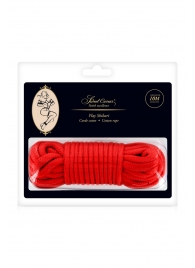 Красная веревка для фиксации - 10 м. - Sweet Caress - купить с доставкой в Орехово-Зуево