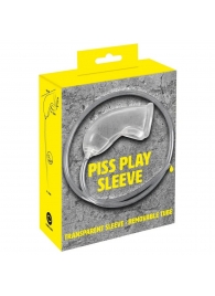 Прозрачная насадка на пенис Piss Play Sleeve для игр с мочеиспусканием - Orion - купить с доставкой в Орехово-Зуево