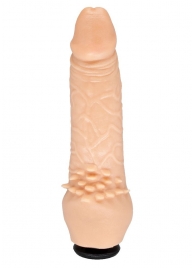 Телесная насадка-фаллос с шипами для массажа клитора - 17,8 см. - LOVETOY (А-Полимер) - купить с доставкой в Орехово-Зуево