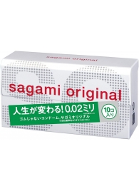 Ультратонкие презервативы Sagami Original 0.02 - 10 шт. - Sagami - купить с доставкой в Орехово-Зуево