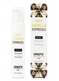 Возбуждающий гель Hot Vanilla Espresso Arousal Gel - 15 мл. - Exsens - купить с доставкой в Орехово-Зуево