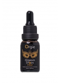 Возбуждающий гель для клитора ORGIE Orgasm Drops Vibe - 15 мл. - ORGIE - купить с доставкой в Орехово-Зуево