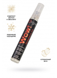 Оральный спрей ORGIE Wow! Strawberry Ice Blowjob Spray с охлаждающим и возбуждающим эффектом - 10 мл. - ORGIE - купить с доставкой в Орехово-Зуево