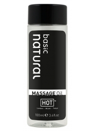 Массажное масло для тела Natural Basic - 100 мл. - HOT - купить с доставкой в Орехово-Зуево