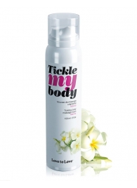Массажная хрустящая пенка Tickle My Body Monoi с ароматом моной - 150 мл. - Love to Love - купить с доставкой в Орехово-Зуево