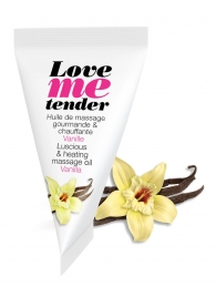 Съедобное согревающее массажное масло Love Me Tender Vanilla с ароматом ванили - 10 мл. - Love to Love - купить с доставкой в Орехово-Зуево