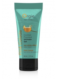 Съедобный интимный гель Orgie Lube Tube Cocktail Pina Colada - 50 мл. - ORGIE - купить с доставкой в Орехово-Зуево