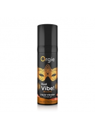 Съедобный гель Dual Vibe Sex On The Beach с эффектом вибрации и вкусом коктейля «секс на пляже» - 15 мл. - ORGIE - купить с доставкой в Орехово-Зуево