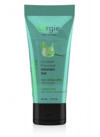 Съедобный интимный гель Orgie Lube Tube Cocktail Caipirinha - 50 мл. - ORGIE - купить с доставкой в Орехово-Зуево