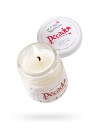 Массажная свеча Tobacco Vanilla - 35 мл. - Pecado - купить с доставкой в Орехово-Зуево