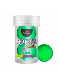 Лубрикант на силиконовой основе Hot Ball Plus с покалывающим эффектом (2 шарика по 3 гр.) - HotFlowers - купить с доставкой в Орехово-Зуево