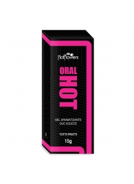 Гель для оральных ласк Oral Hot с согревающим эффектом - 15 гр. - HotFlowers - купить с доставкой в Орехово-Зуево