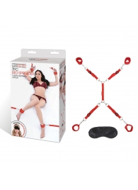 Красная фиксация на матрас Classic Bedspreader - Lux Fetish - купить с доставкой в Орехово-Зуево