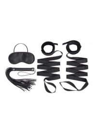 Эротический набор 4PC Bondage Bed Strap   Flogger Kit - Lux Fetish - купить с доставкой в Орехово-Зуево