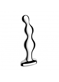 Стальной анальный фаллоимитатор для простаты Stainless Steel Anal Beads - 13 см. - b-Vibe - в Орехово-Зуево купить с доставкой