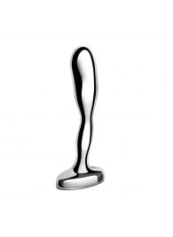 Стальной стимулятор простаты Stainless Steel Prostate Plug - 11,5 см. - b-Vibe - в Орехово-Зуево купить с доставкой