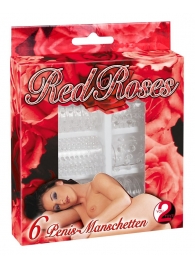 Набор из 6 насадок с шипиками Red Roses - Orion - в Орехово-Зуево купить с доставкой