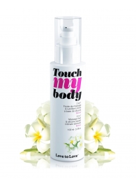 Силиконовый лубрикант 2-в-1 Touch My Body с ароматом моной - 100 мл. - Love to Love - купить с доставкой в Орехово-Зуево