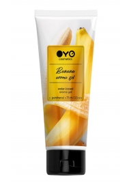 Лубрикант на водной основе OYO Aroma Gel Banana с ароматом банана - 75 мл. - OYO - купить с доставкой в Орехово-Зуево