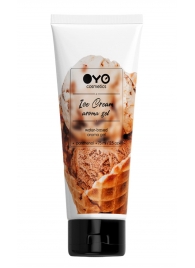 Лубрикант на водной основе OYO Aroma Gel Ice Cream с ароматом пломбира - 75 мл. - OYO - купить с доставкой в Орехово-Зуево