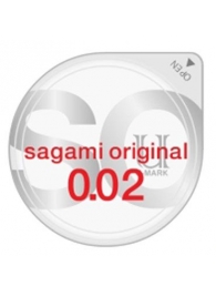 Ультратонкий презерватив Sagami Original - 1 шт. - Sagami - купить с доставкой в Орехово-Зуево