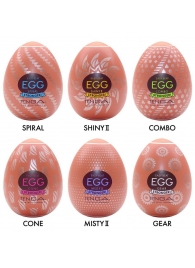 Набор из 6 мастурбаторов-яиц Tenga Egg Variety Pack V - Tenga - в Орехово-Зуево купить с доставкой