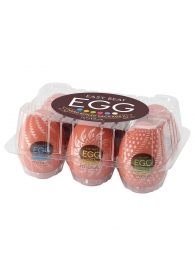 Набор из 6 мастурбаторов-яиц Tenga Egg Variety Pack V - Tenga - в Орехово-Зуево купить с доставкой