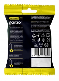 Ультратонкие презервативы Ganzo Ultra thin в мягкой упаковке - 3 шт. - Ganzo - купить с доставкой в Орехово-Зуево