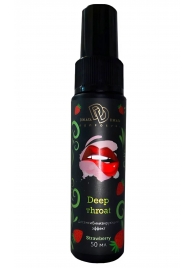 Спрей для горла Deep Throat с десенсибилизирующим эффектом и вкусом клубники - 50 мл. - БиоМед - купить с доставкой в Орехово-Зуево