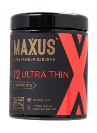 Ультратонкие презервативы MAXUS Ultra Thin - 12 шт. - Maxus - купить с доставкой в Орехово-Зуево