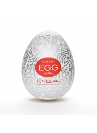 Мастурбатор-яйцо Keith Haring EGG PARTY - Tenga - в Орехово-Зуево купить с доставкой