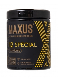 Презервативы с точками и рёбрами MAXUS Special - 12 шт. - Maxus - купить с доставкой в Орехово-Зуево
