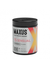 Анатомические презервативы MAXUS Sensual - 15 шт. - Maxus - купить с доставкой в Орехово-Зуево