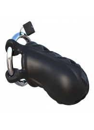 Черный замок верности Extreme Silicone Cock Blocker - Pipedream - купить с доставкой в Орехово-Зуево