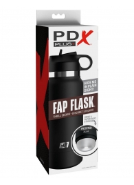 Черный мастурбатор в виде бутылки Fap Flask - Pipedream - в Орехово-Зуево купить с доставкой