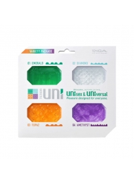 Набор из 4 мастурбаторов-стимуляторов Tenga Uni Variety Pack - Tenga - в Орехово-Зуево купить с доставкой