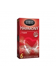 Гладкие презервативы Domino Harmony - 6 шт. - Domino - купить с доставкой в Орехово-Зуево