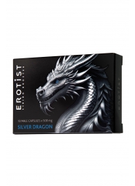 Капсулы для мужчин Erotist Silver Dragon для усиления эрекции - 10 капсул - Erotist Libido Booster - купить с доставкой в Орехово-Зуево