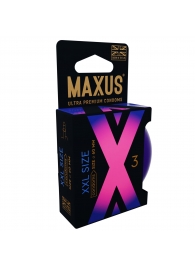 Презервативы Maxus XXL увеличенного размера - 3 шт. - Maxus - купить с доставкой в Орехово-Зуево