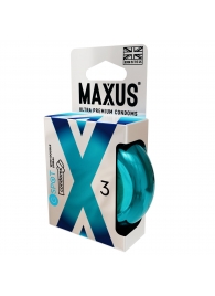 Презервативы Maxus G spot с двойной спиралью - 3 шт. - Maxus - купить с доставкой в Орехово-Зуево